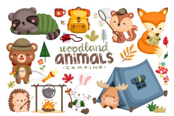 Download Animal and Camping Clipart - Cute Animal - Animal Collection