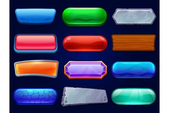 Download Game Buttons. Gaming Options Panel, - Premium Resources