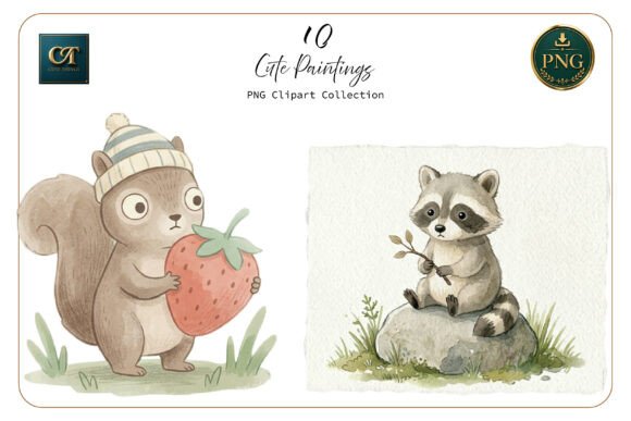 Download Cute Animal Drawings Set - Animal Collection