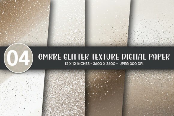 Download Ombre Glitter Texture Digital Paper - Text Collection