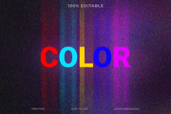 Download Color PSD Text Style Effect - Text Collection
