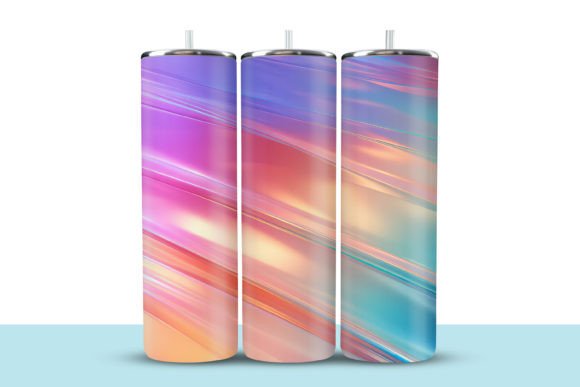 Download Rainbow Colors GLOW Effect Tumbler Wrap - Glow effect Collection